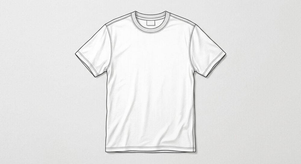T-Shirt mit Logo – Mockup Vorderseite